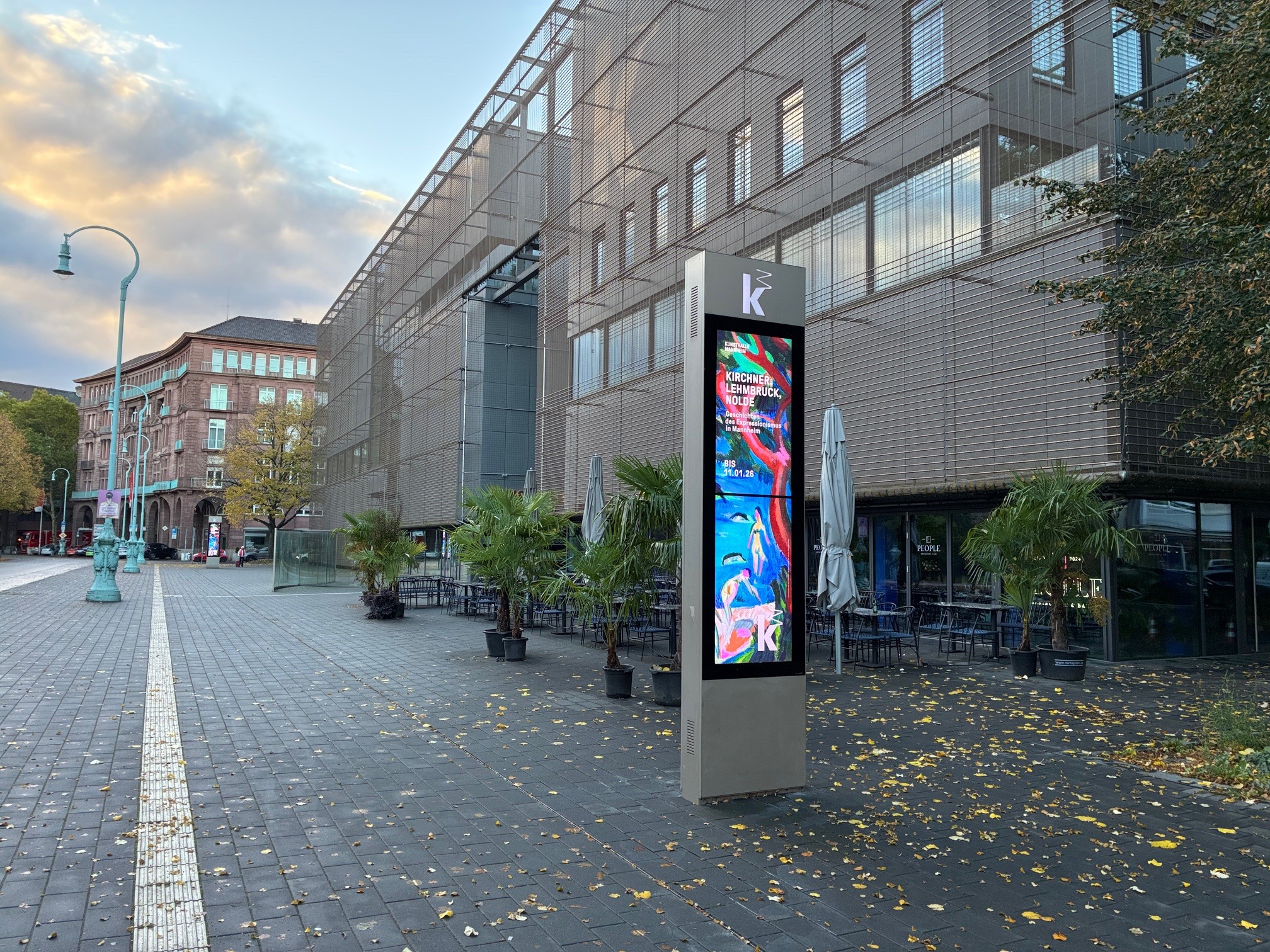Digitale Außenstele der Kunsthalle Mannheim